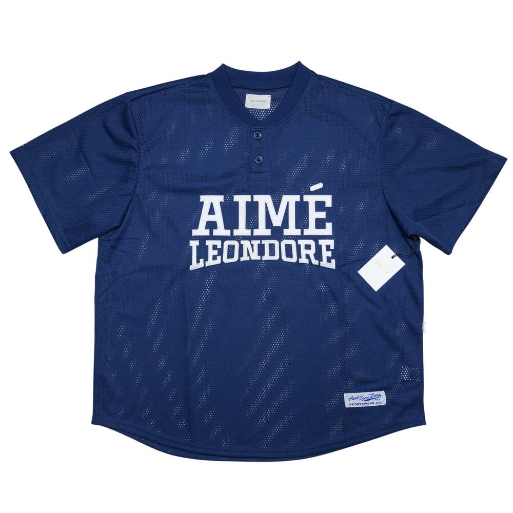 Aime Leon Dore Mesh Batting Practice Jersey Navy Blazer Size L